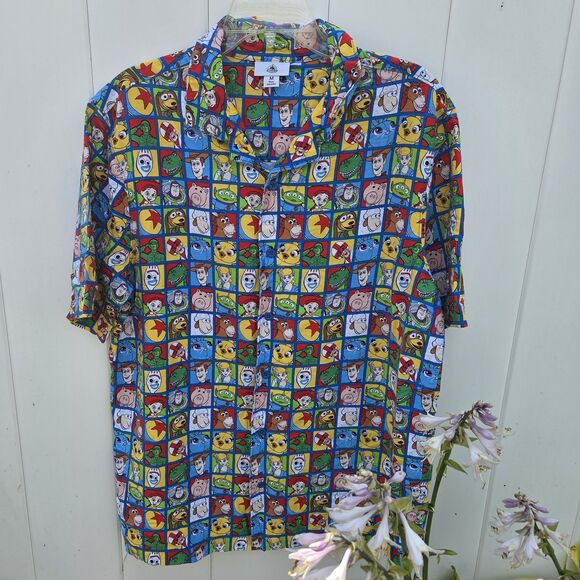 Disney Parks Toy Story 4 Men's Button Down Shirt. Size M - Picture 1 of 7